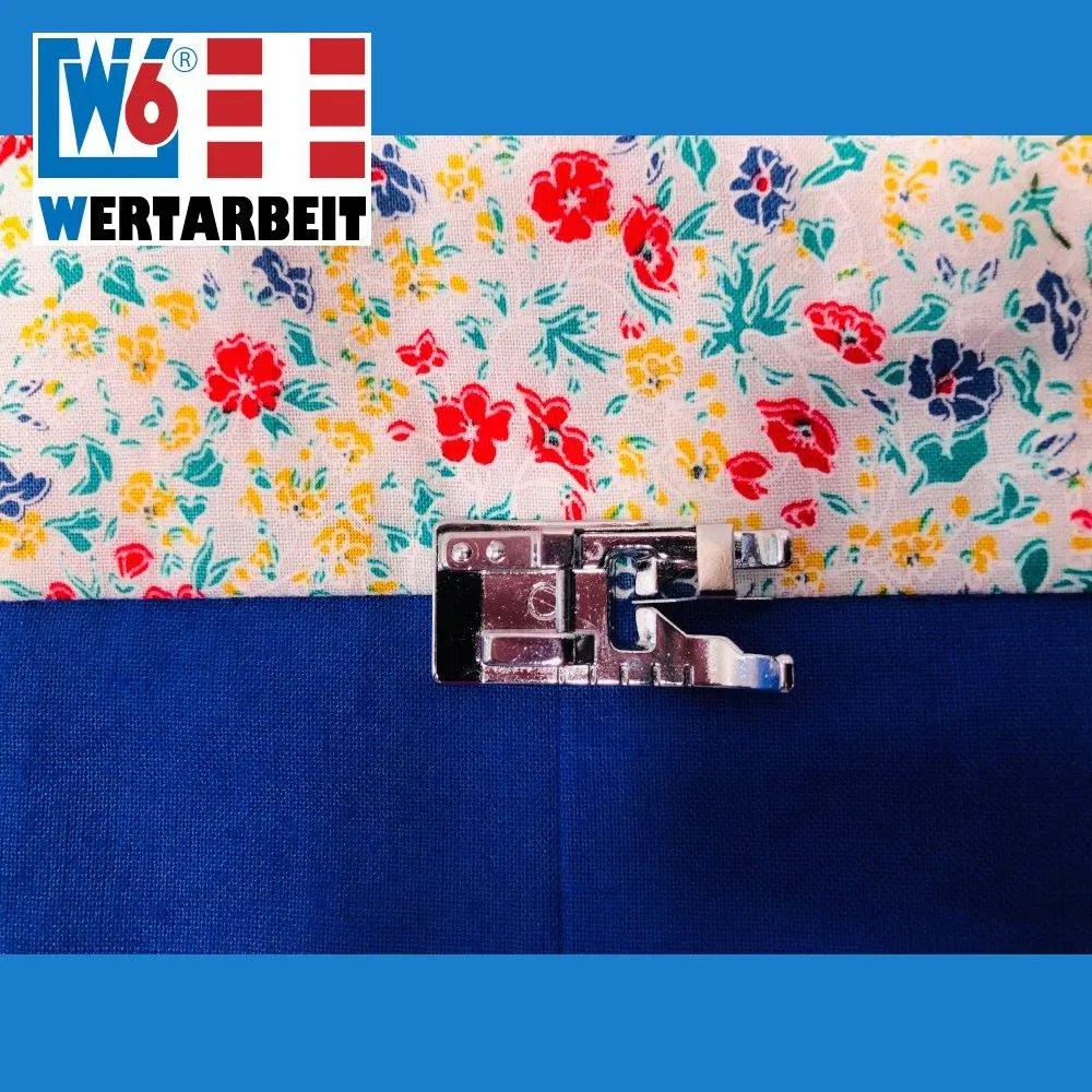 W6 Nähmaschinen Patchworkfuß / Nahtschattenfuß / Absteppkantenfuß - Image 5